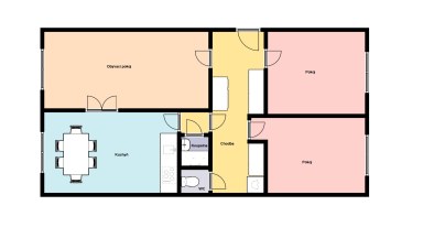 Pronájem bytu 3+1/S, 69 m2, Praha 4 - Nusle, ul. Pujmanové.
