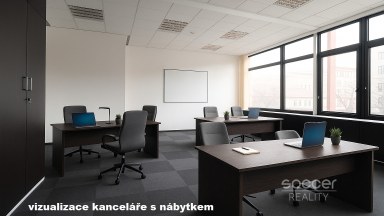 Pronájem kanceláře 33,45 m2 ulice Sokolovská