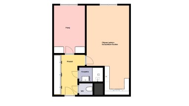 Pronájem bytu 2+kk/S, 45 m2, Praha 8 - Kobylisy, ul. Šimůnkova.