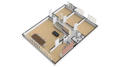 Pronájem krásného bytu 4+kk/B/PS,107 m2, Praha  5 - Smíchov, ul. Ostrovského.
